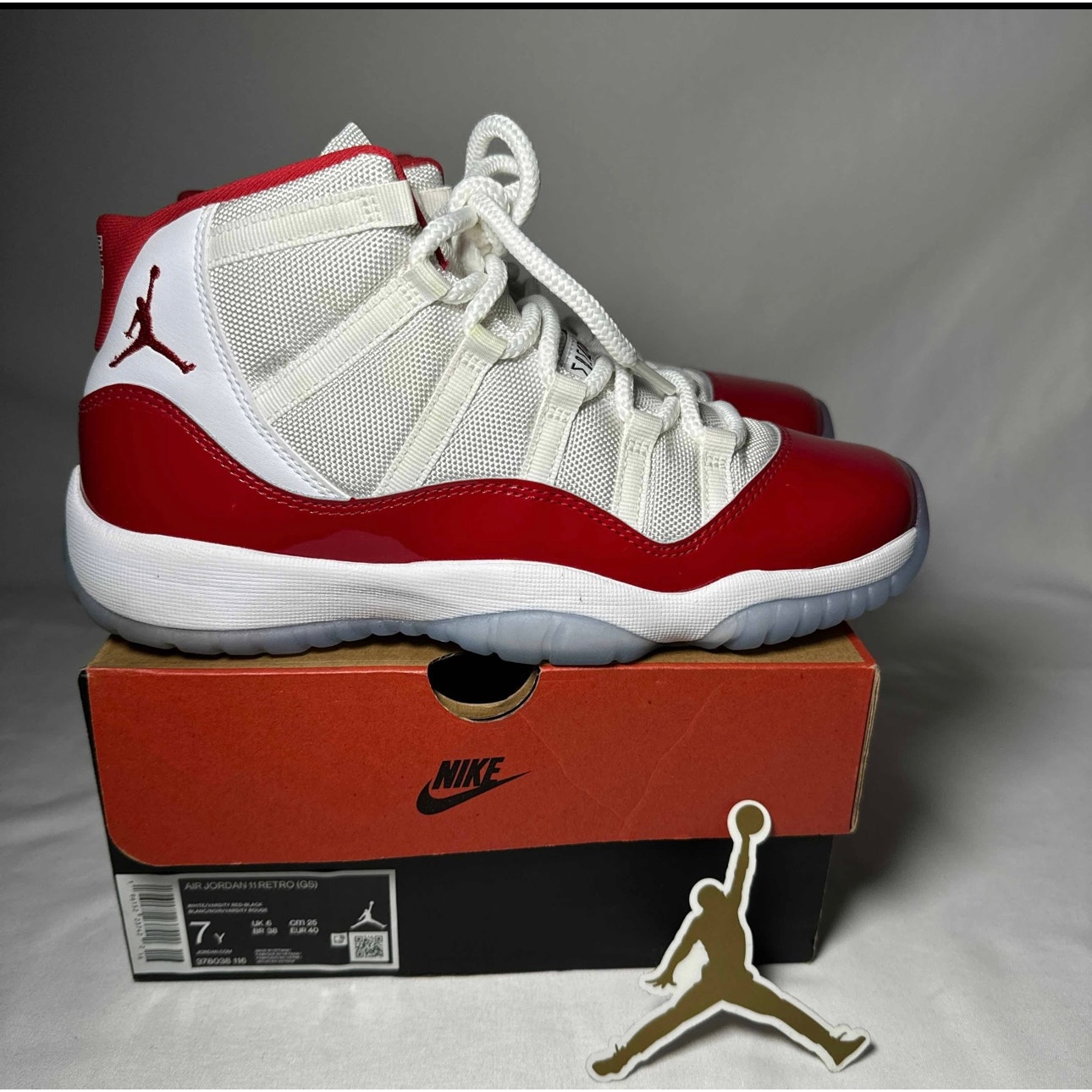 Size 7 - Nike Air Jordan 11 Retro Gs Cherry Men's Shoes